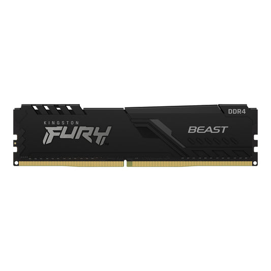 Kingston FURY Beast 16GB DDR4 3200MHz desktop memory black front view