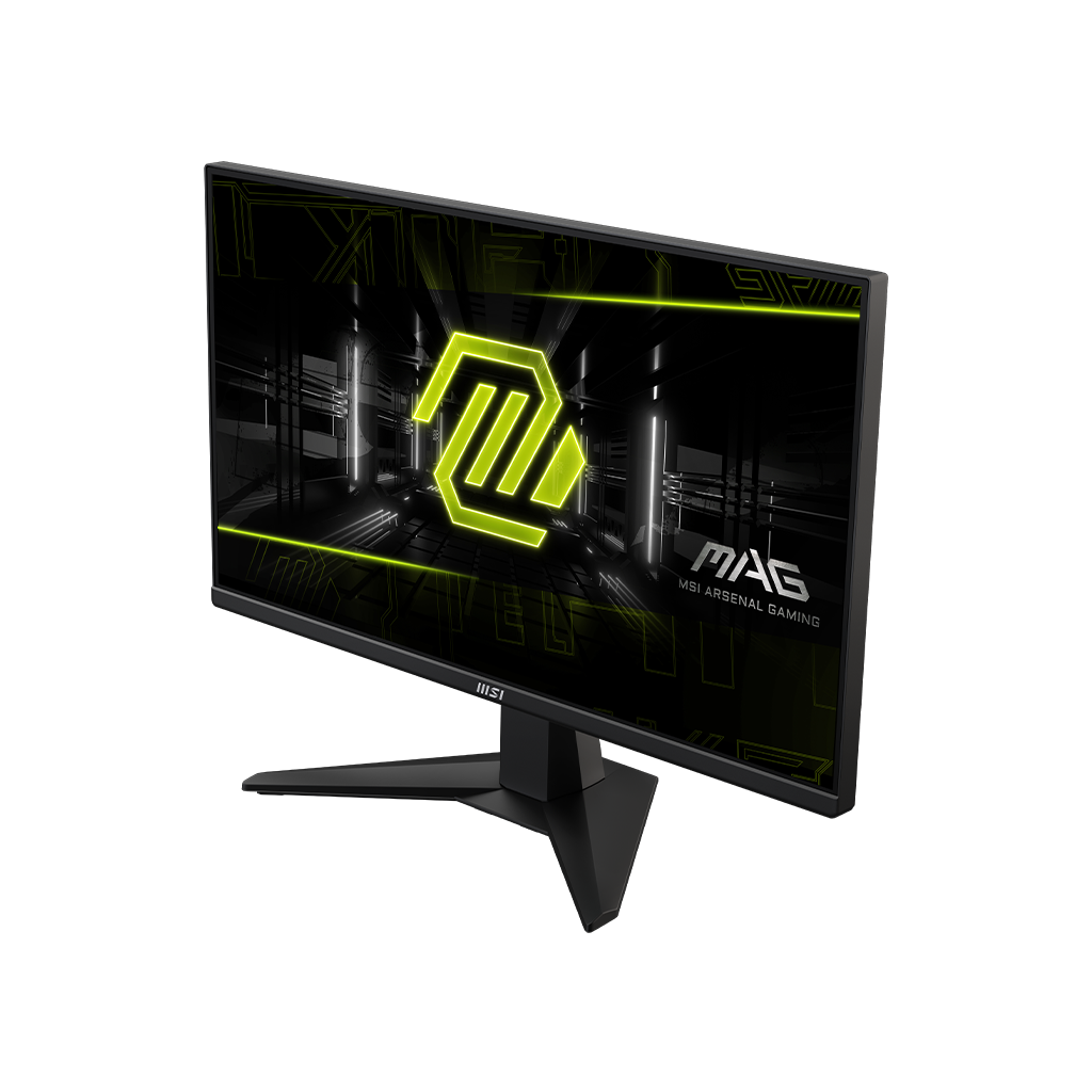 MSI MAG 255F E20 side angle view