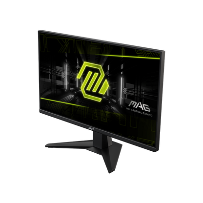 MSI MAG 255F E20 side angle view