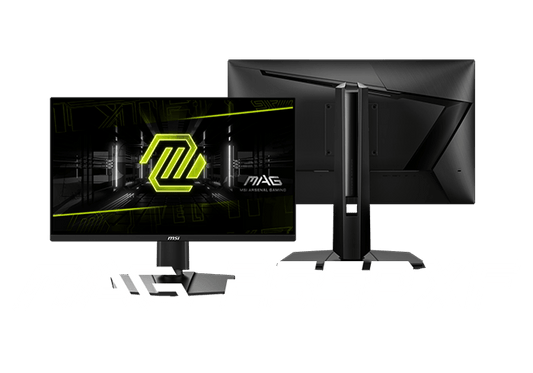 MSI MAG 255PXF front and rear views