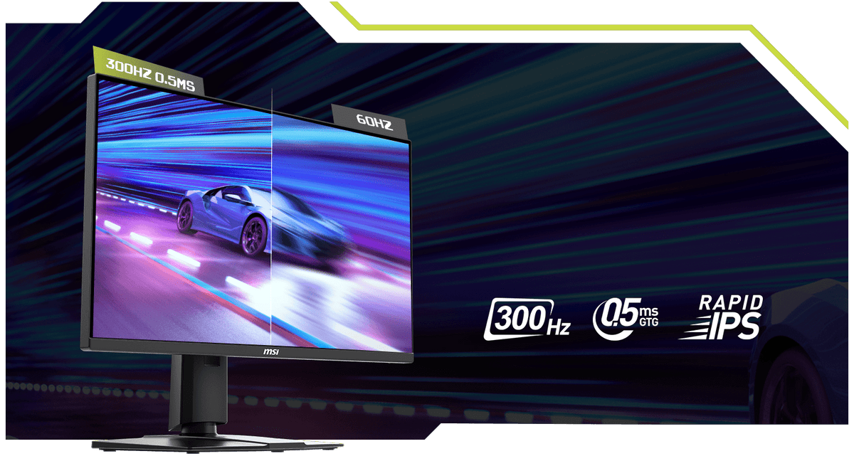 MSI MAG 255PXF 300Hz Rapid IPS view