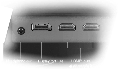 MSI MAG 255PXF connectivity ports