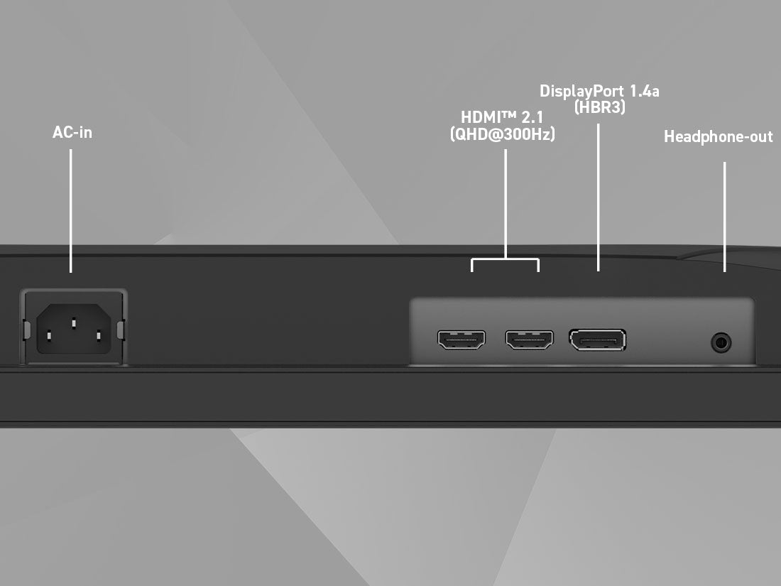 MSI MAG 275QPF X30 connectivity ports