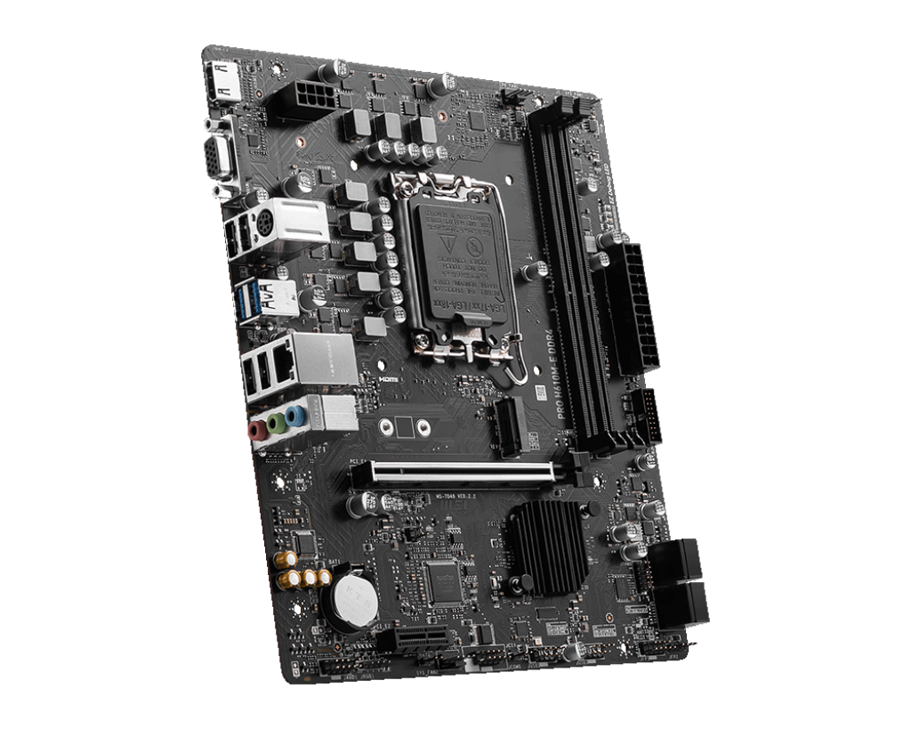 MSI PRO H610M-E DDR4 LGA 1700 Micro-ATX Motherboard