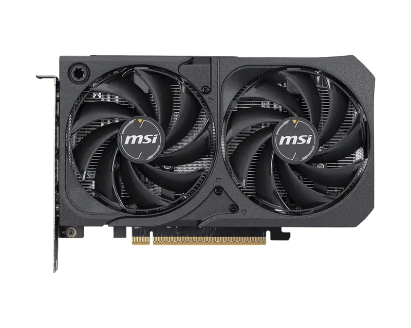 MSI GeForce RTX 5050 SHADOW 2X OC angled view
