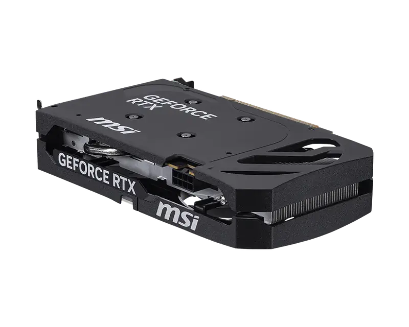 MSI GeForce RTX 5050 SHADOW 2X OC installed in gaming PC