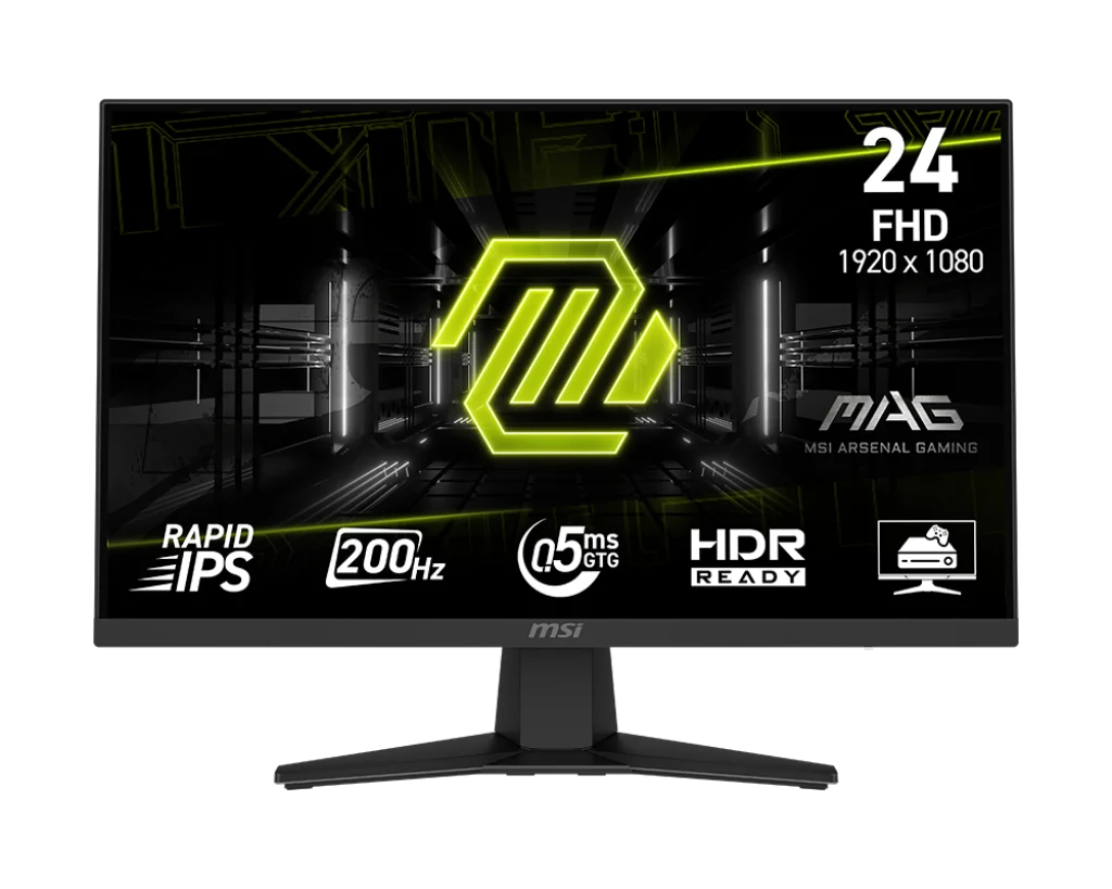 MSI MAG 244F 24 inch FHD 200Hz IPS gaming monitor front view