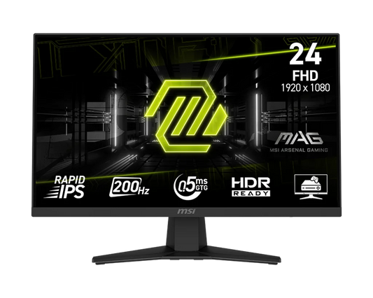 MSI MAG 244F 24 inch FHD 200Hz IPS gaming monitor front view