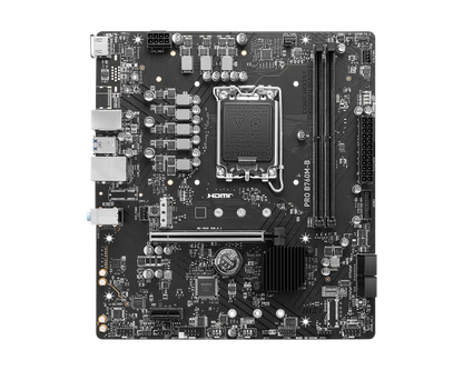 MSI PRO B760M-B DDR4 motherboard front view
