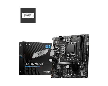 MSI PRO B760M-B DDR5 motherboard retail box