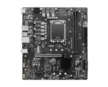 MSI PRO B760M-B DDR5 motherboard front view