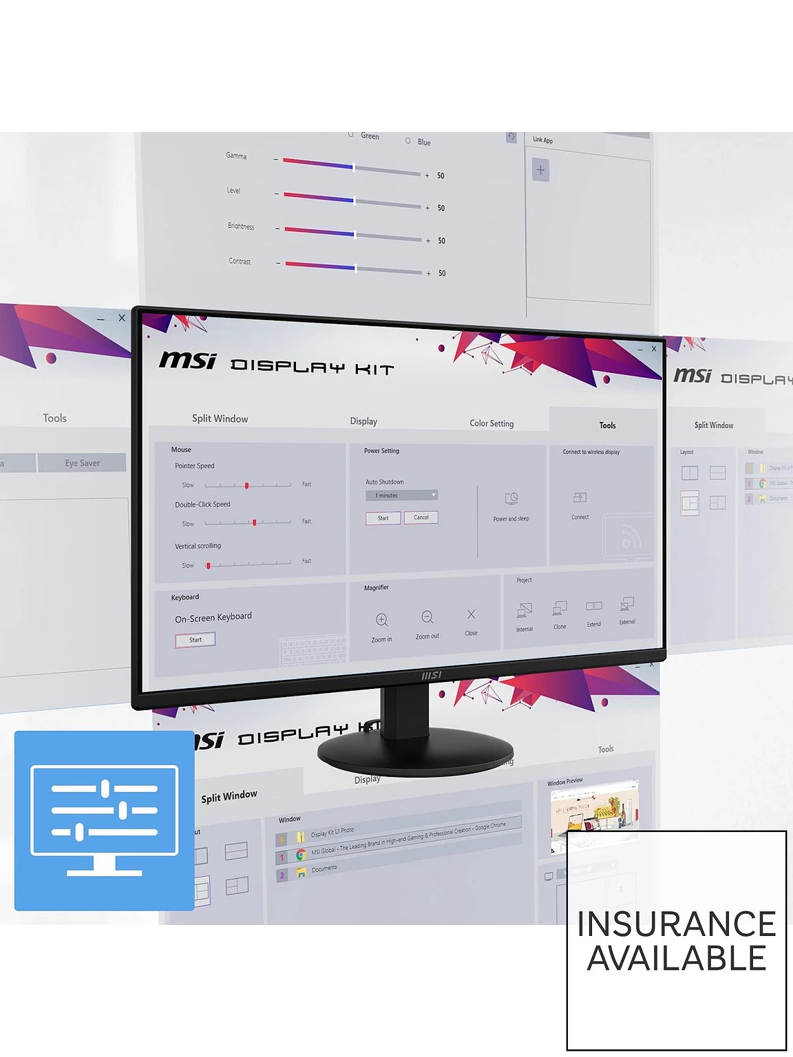 MSI PRO MP272L 27″ FHD 100Hz IPS Business Monitor