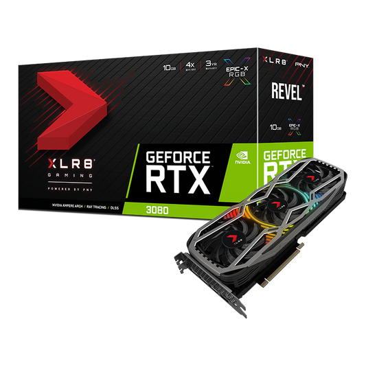 PNY GeForce RTX 3080 XLR8 Gaming REVEL EPIC-X RGB graphics card
