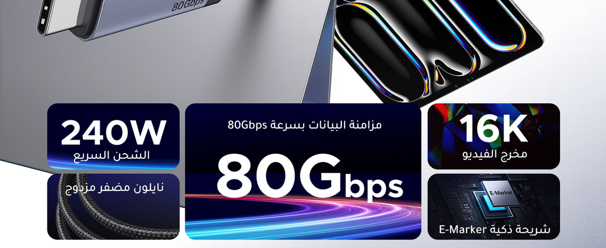 UGREEN 65383 80Gbps USB4 cable