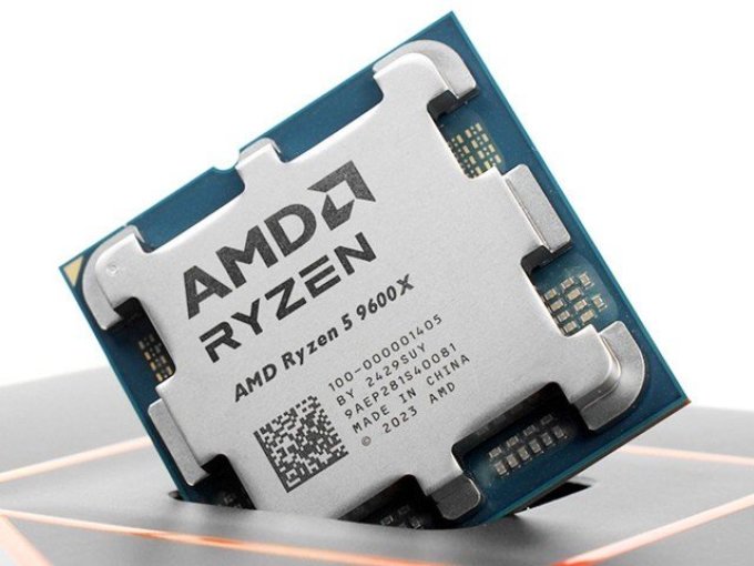 AMD Ryzen 5 9600X processor angle view