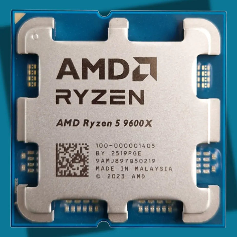 AMD Ryzen 5 9600X tray processor front close-up