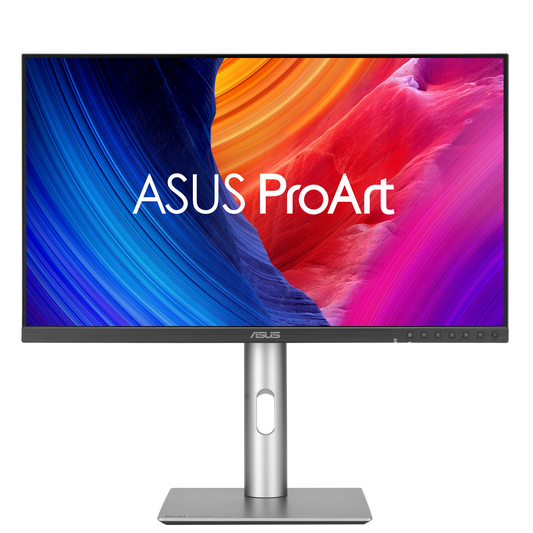 ASUS ProArt PA27JCV 27-inch 5K professional monitor — front, official ASUS press image 1