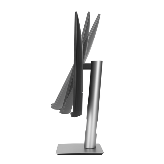 ASUS ProArt PA27JCV professional monitor — side tilt positions, official ASUS press image 2