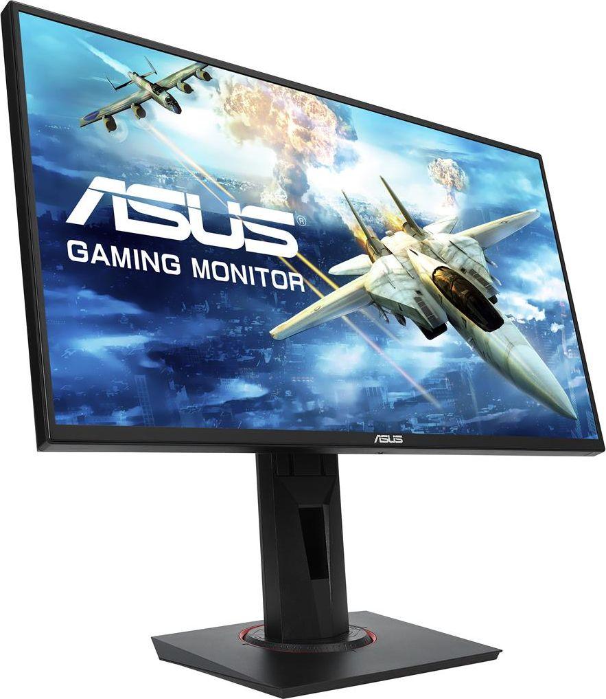 ASUS VG258QR 24.5-inch 165Hz gaming monitor angled view