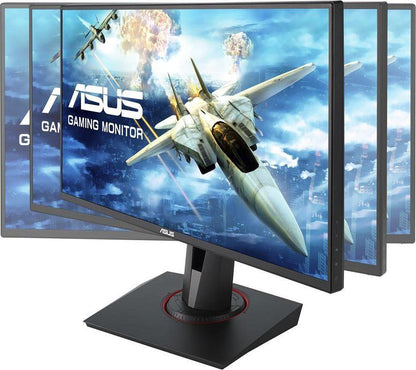 ASUS VG258QR gaming monitor connectivity and ports view