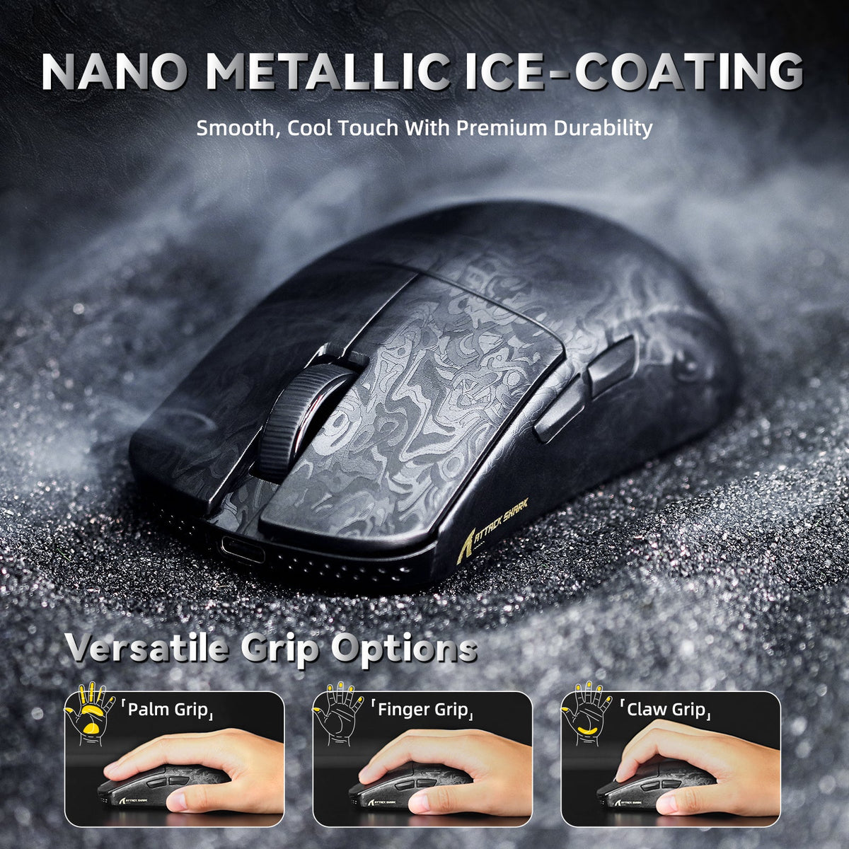 ATTACK SHARK R11 ULTRA nano-metal coating