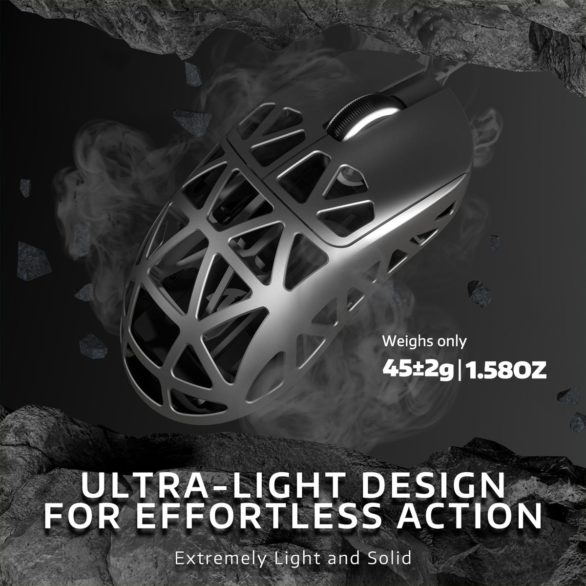 ATTACK SHARK R2 lightweight design