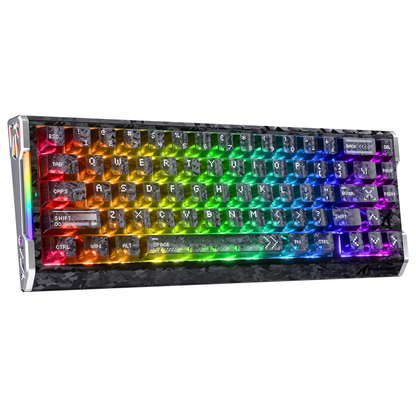 Attack Shark R68 HE Ink Shade magnetic gaming keyboard front view