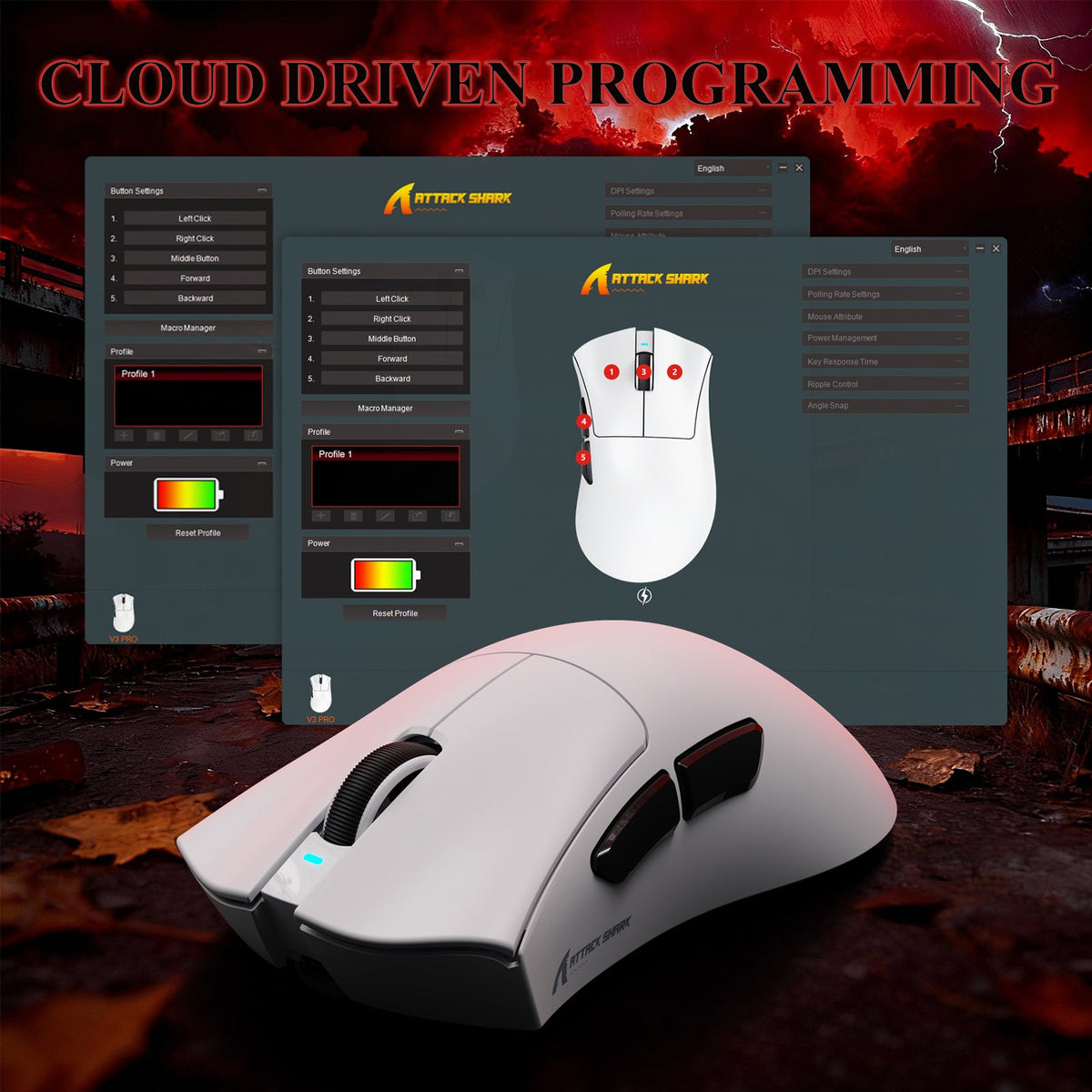 ATTACK SHARK V3 PRO official feature