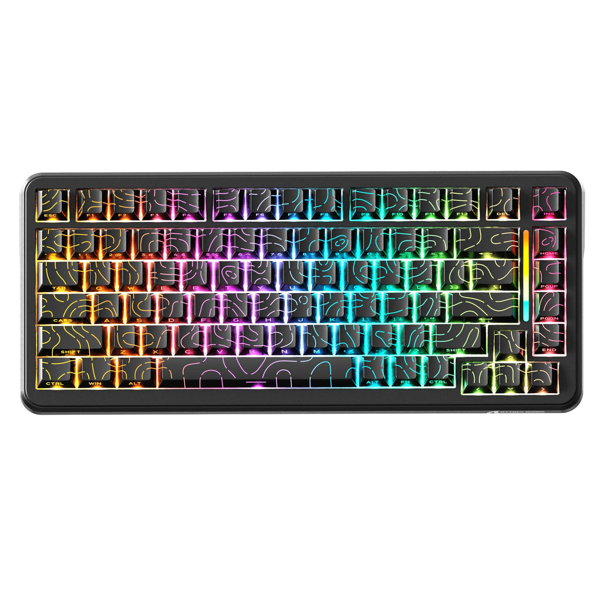 ATTACK SHARK X82 PRO HE Black Contours magnetic gaming keyboard