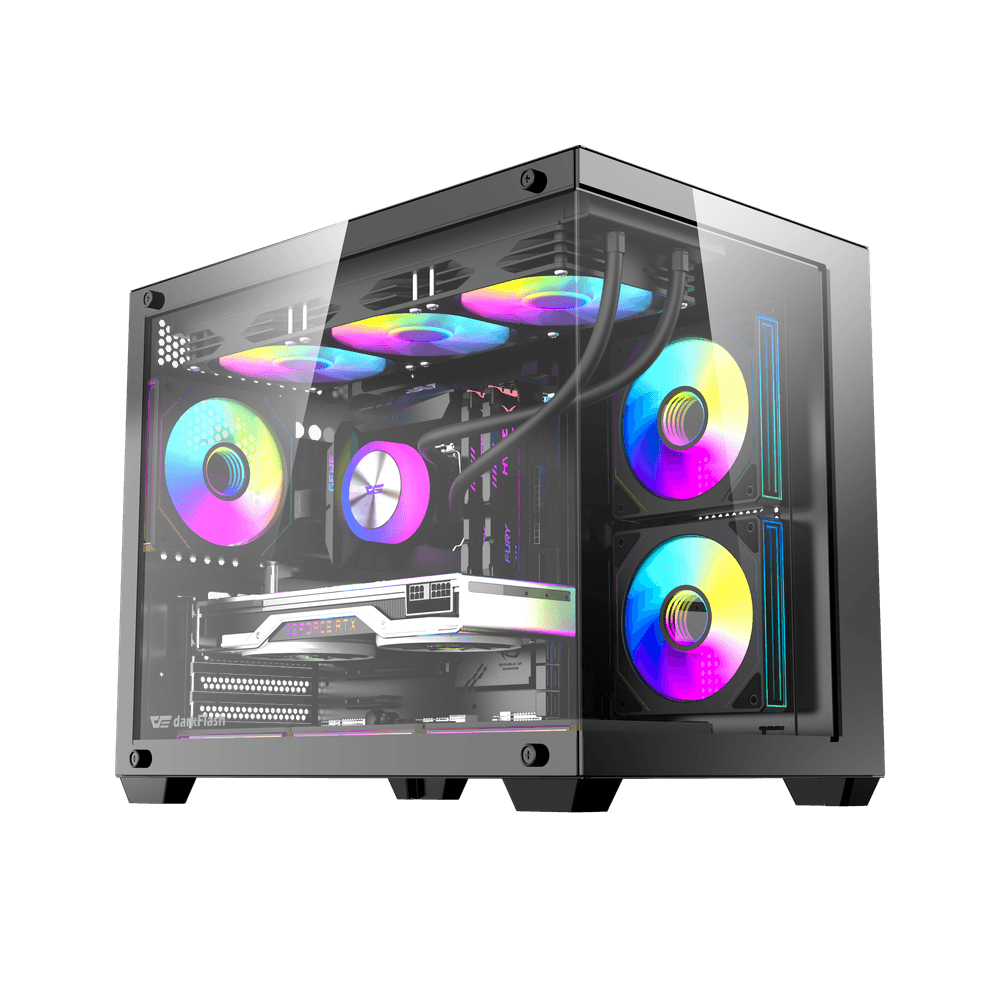 DarkFlash B275 Pro Black M-ATX PC Case official main view