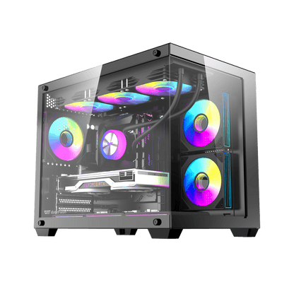 DarkFlash B275 Pro Black M-ATX PC Case official main view