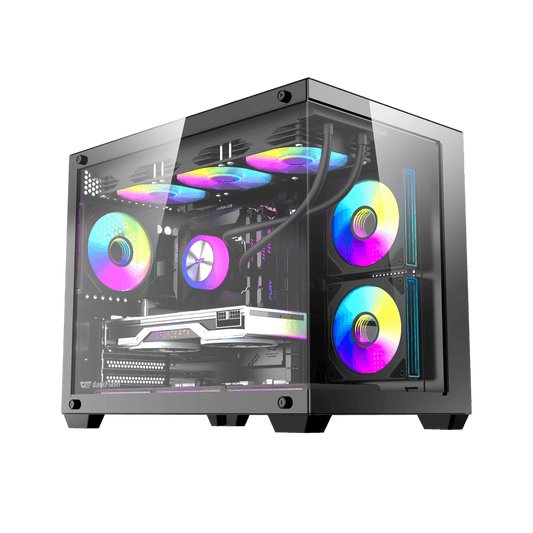 DarkFlash B275 Pro Black M-ATX PC Case official main view