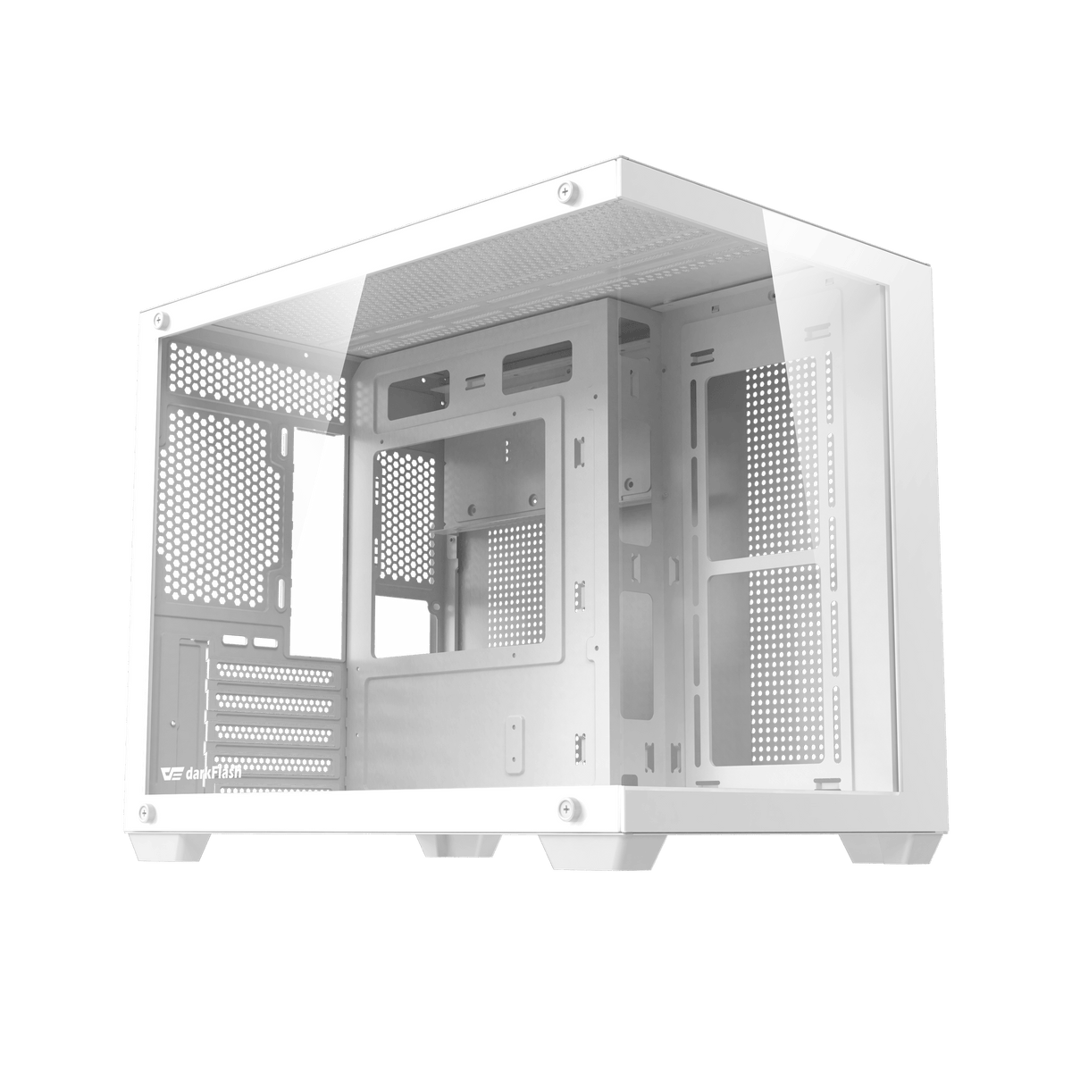 DarkFlash B275 Pro White M-ATX PC Case official main view