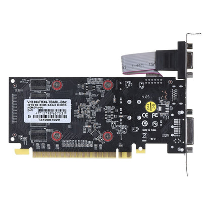 BIOSTAR GeForce GT 610 2GB DDR3 VN6103THX6 rear PCB view
