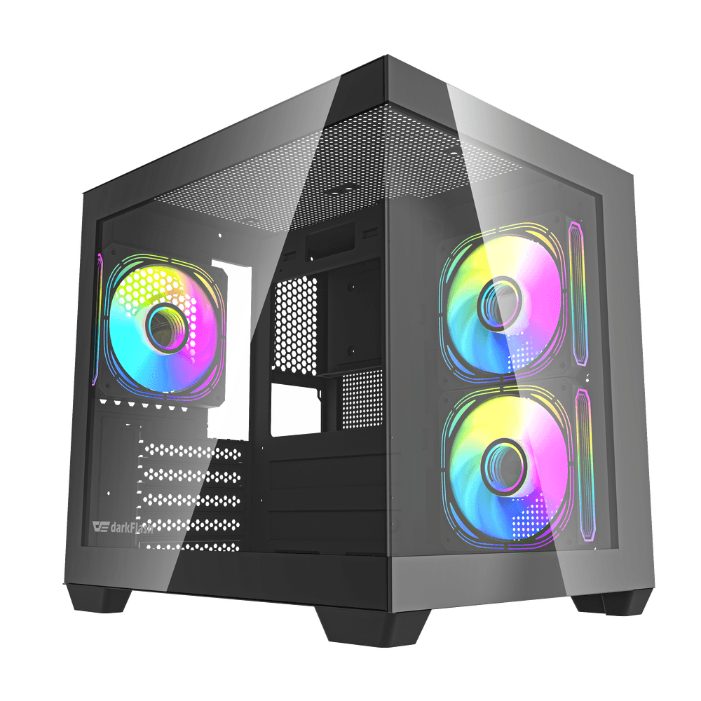 DarkFlash C275P Black M-ATX PC Case official main view