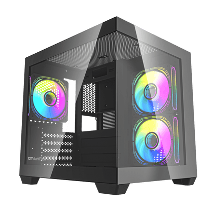 DarkFlash C275P Black M-ATX PC Case official main view