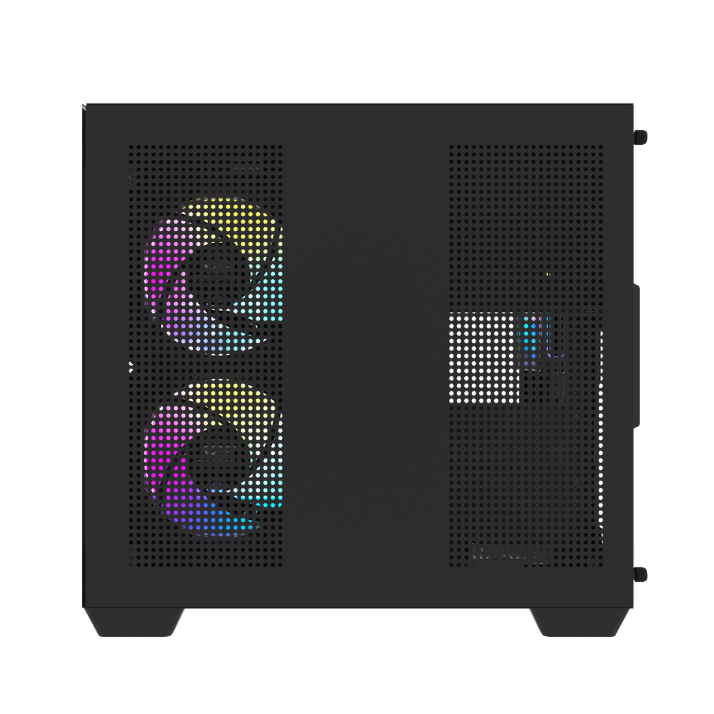 DarkFlash C275P Black M-ATX PC Case official view 3
