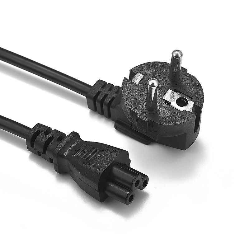 EU IEC C5 notebook and monitor power cable