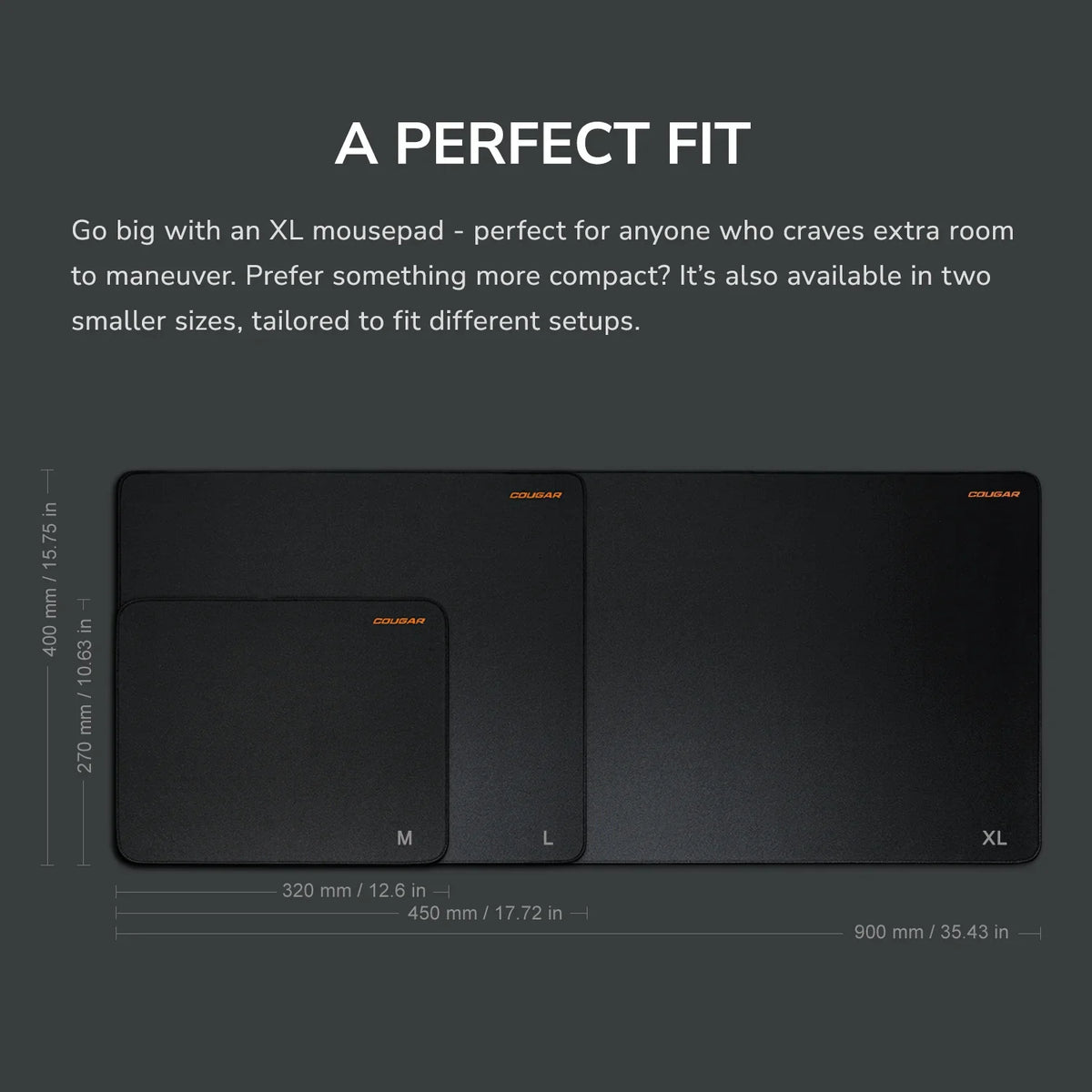 COUGAR TURBO mouse pad – official detail view 5