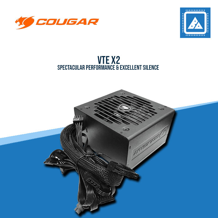 COUGAR VTE X2 850W power supply and cables product view