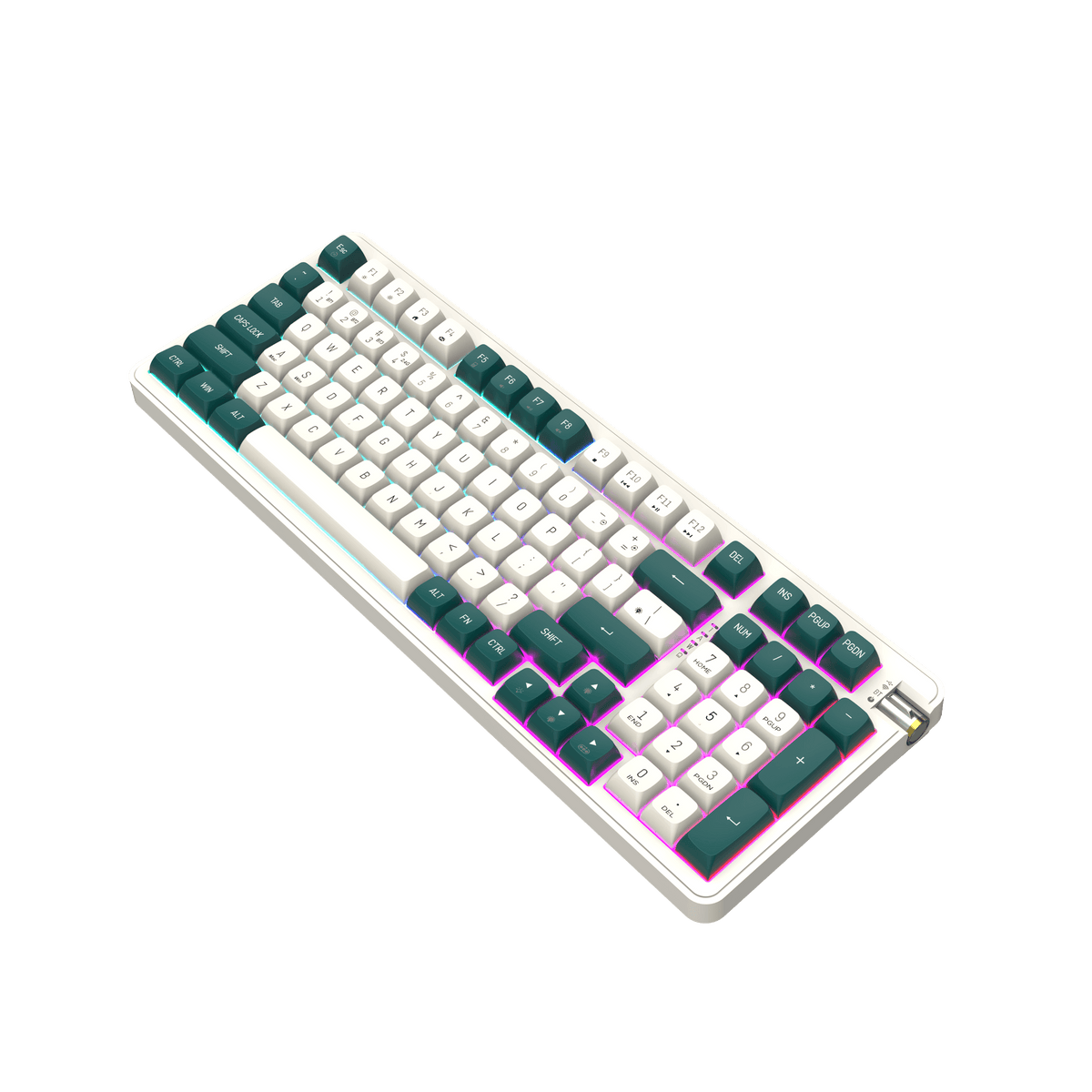 DarkFlash DF98 mechanical keyboard Twilight detail view