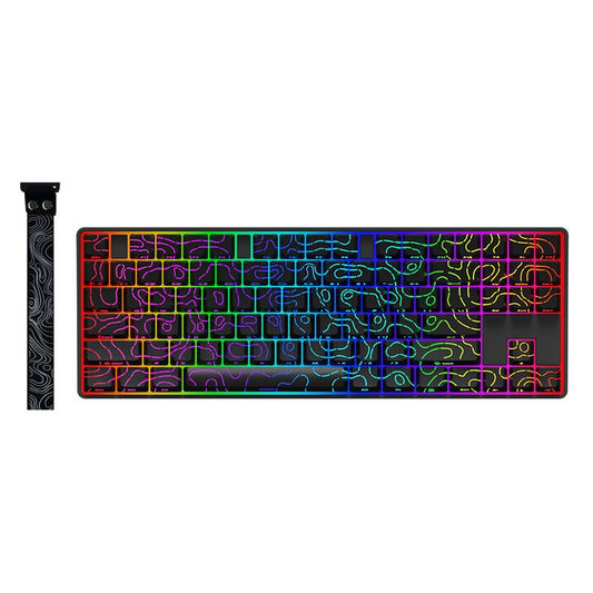DarkFlash EZ87 magnetic switch mechanical keyboard black front view