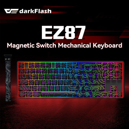 DarkFlash EZ87 magnetic switch mechanical keyboard black product view