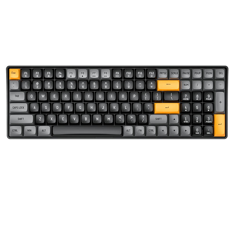 darkFlash GD100 Milky Brown keyboard front view
