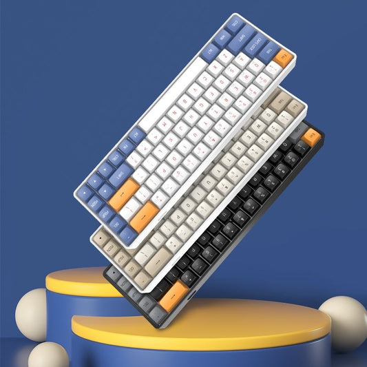 DarkFlash GD68 mechanical keyboard Brown Sugar front view