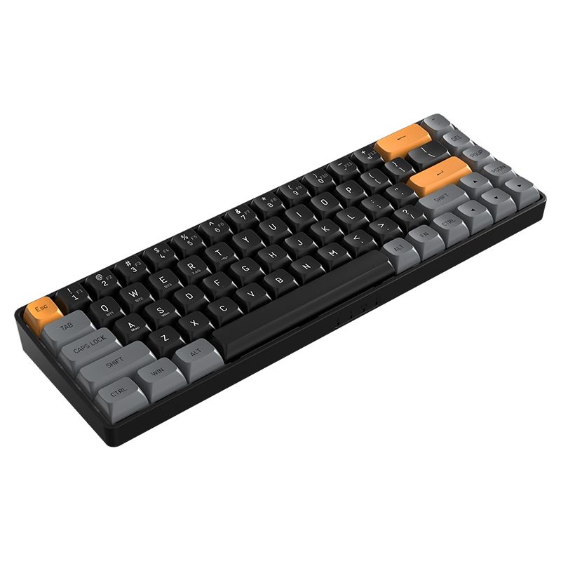 DarkFlash GD68 mechanical keyboard Brown Sugar top view