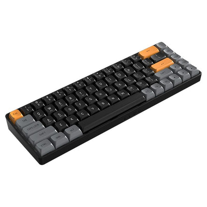 DarkFlash GD68 mechanical keyboard Brown Sugar top view