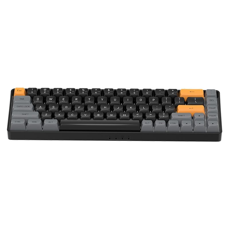DarkFlash GD68 mechanical keyboard Brown Sugar side view
