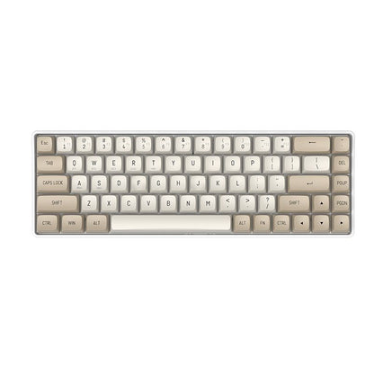 DarkFlash GD68 mechanical keyboard Brown Sugar detail view