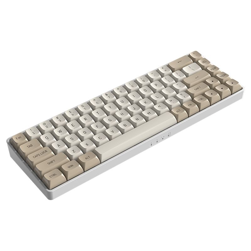 DarkFlash GD68 mechanical keyboard Brown Sugar product view